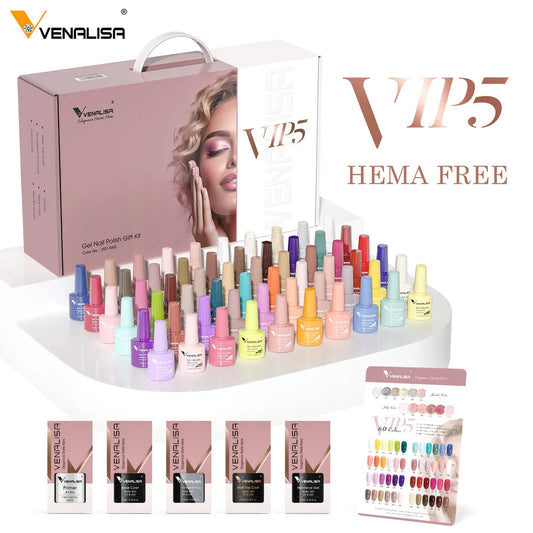 Gel Nail Polish Kit  Color Nail Manicure Soak  Nail Gel Varnish Set