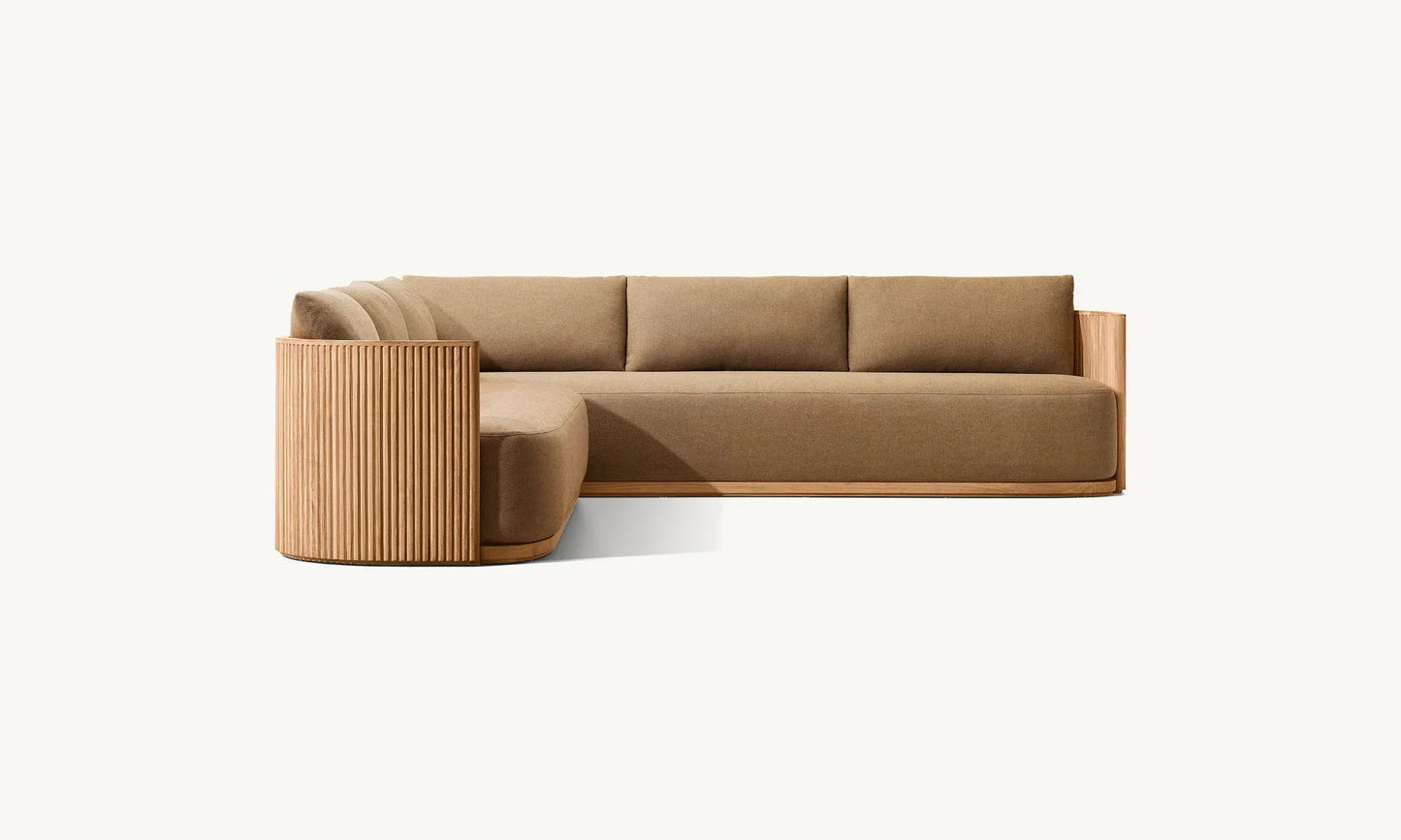 Outdoor garden furniture Custom garden patio teak sectional sofa set