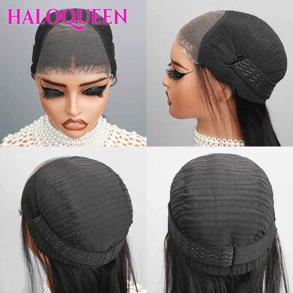 4x6 Glue less Bob Wig Human Hair Lace Short Straight  Closure