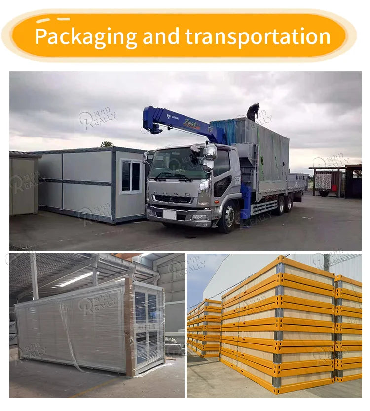 Prefab Tiny House 20ft 40ft Expandable Container House Prefabricated  Full BathMobile Container Home Withroom 2 3 Bedrooms