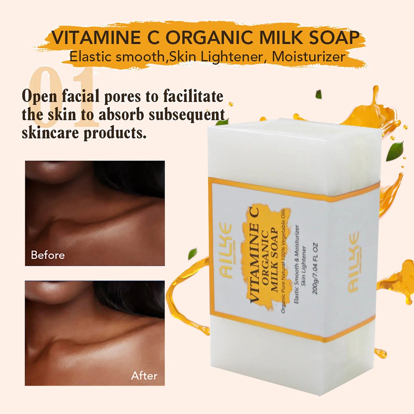 Vitamin C Skin Care Set, with Lightening,  Even Tone Skin  Face Cream