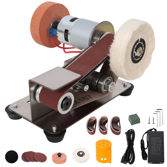 Mini Electric Belt Sander (7-Speed): Knife Sharpener/Making,