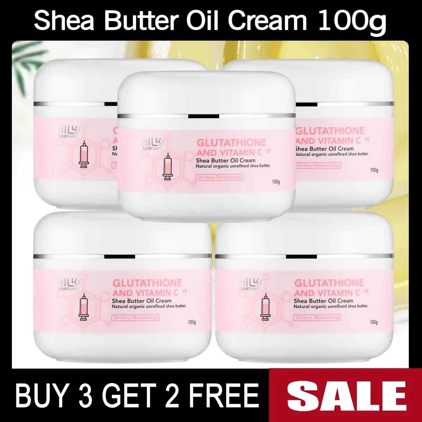 Whitening Skin Care Set, With Glutathione Vitamin C,, Reduce Dark Spots,