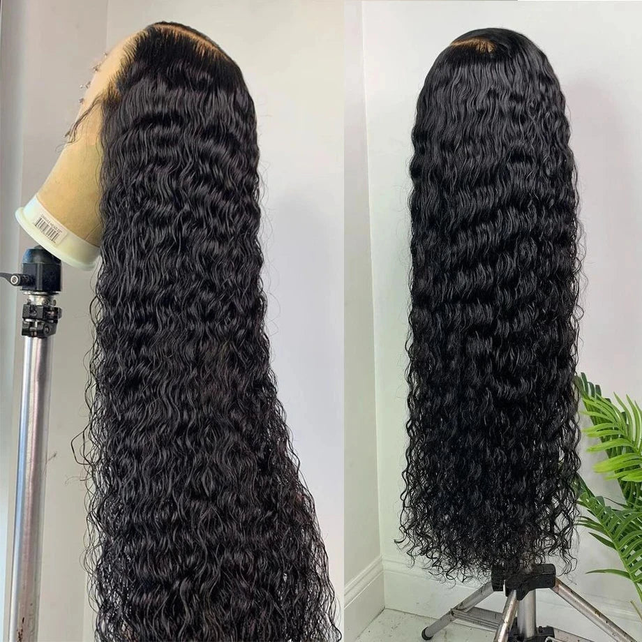 13x6 Hd Lace Frontal Wig 13x4 Curly Human Hair Wigs Water Wave Human Hair Wig