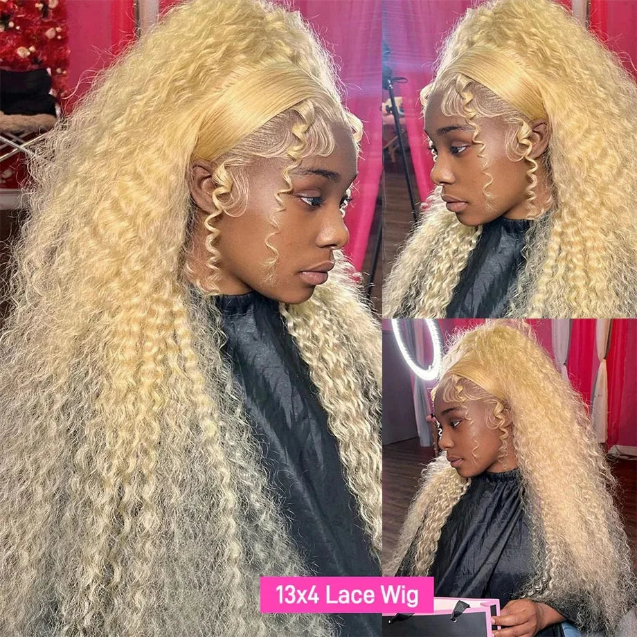 Blonde 613 Lace Front Wigs 13x6 Hd Lace Wig 200% Density