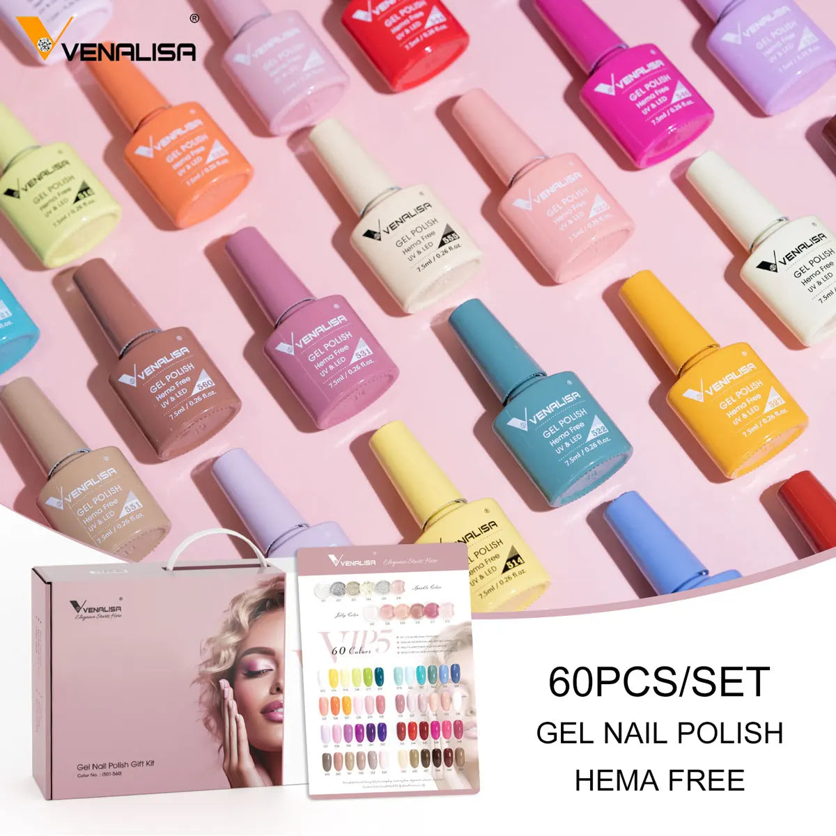 Gel Nail Polish Kit  Color Nail Manicure Soak  Nail Gel Varnish Set