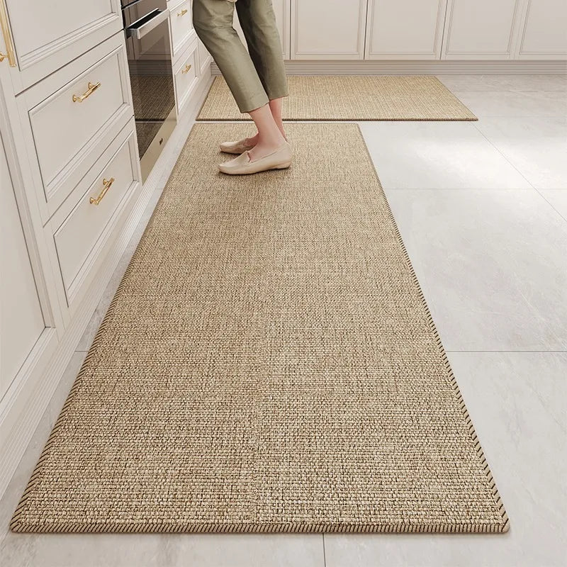 Kitchen Floor Mat TPR Non-slip Bottom Long Rug Dirt-resistant Anti-slip Foot Mats Home Corridor Bedroom Bedside Carpet Ковер 러그
