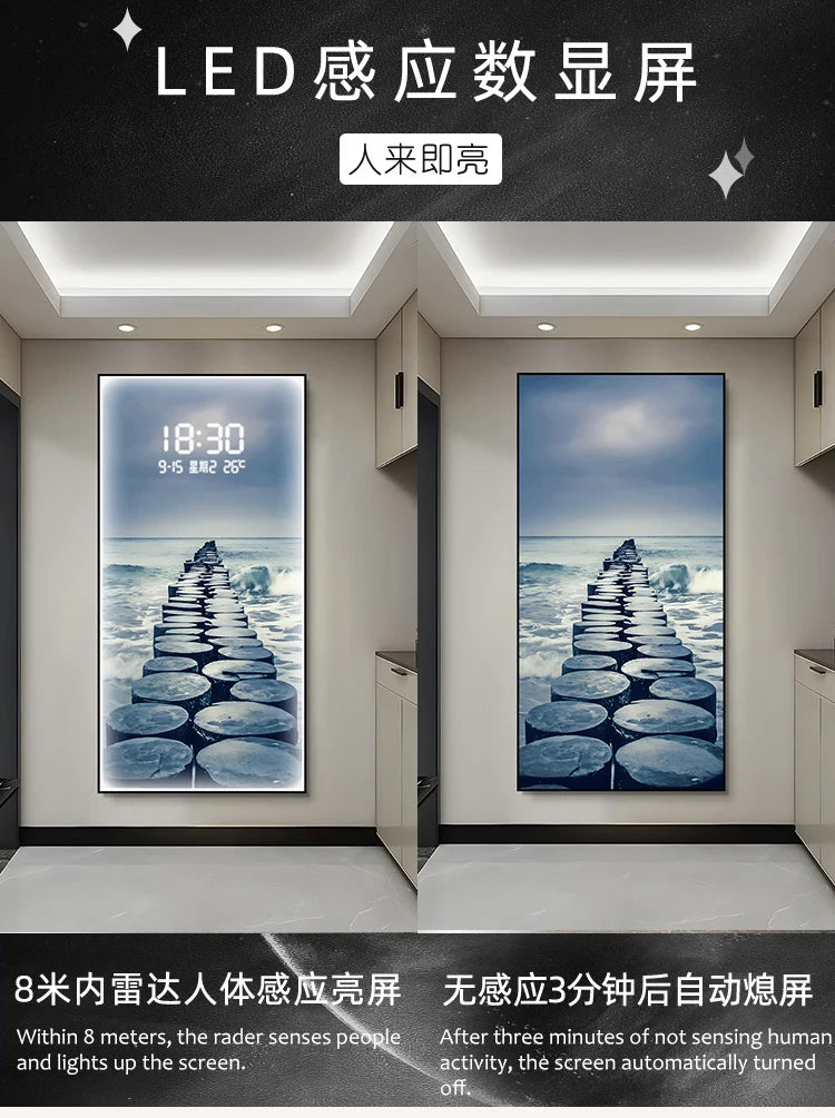 Modern Display Wall Watch Clock Premium Electronic Bedroom Luxury Wall Clock Large Classic