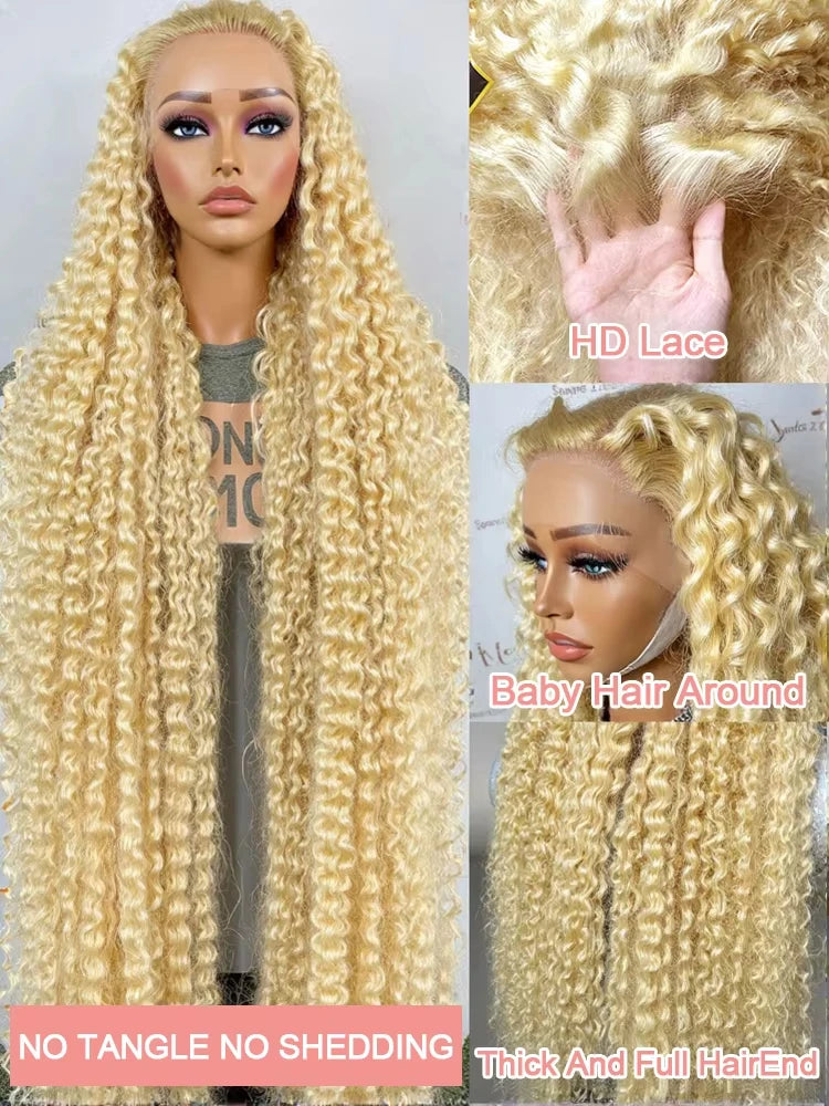 Blonde 613 Lace Front Wigs 13x6 Hd Lace Wig 200% Density