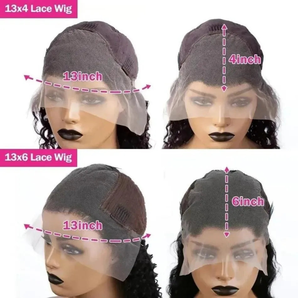 Chocolate Brown Human Hair Wig Colored Straight 13X6 Hd Lace Frontal Wig
