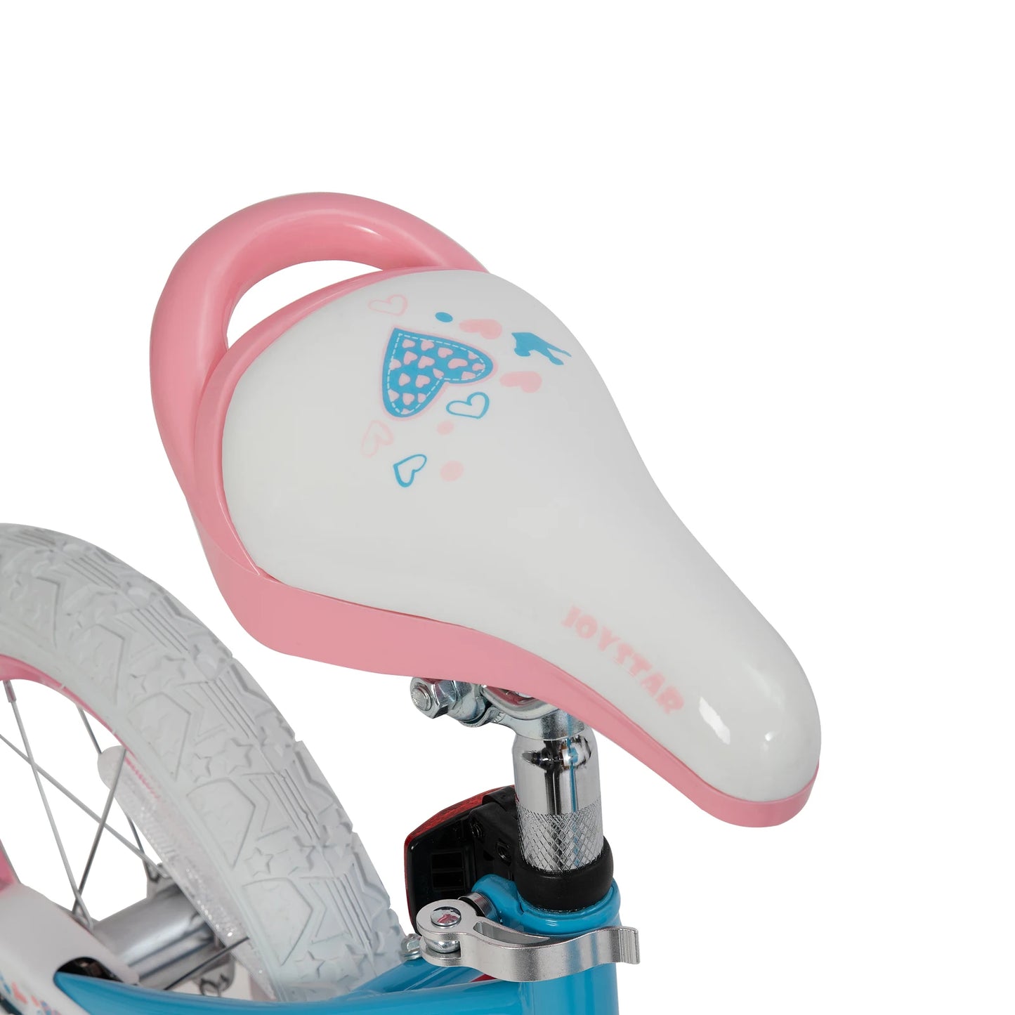 Girls Bike with Basket & Training Wheels Kids Bike Foot Brake