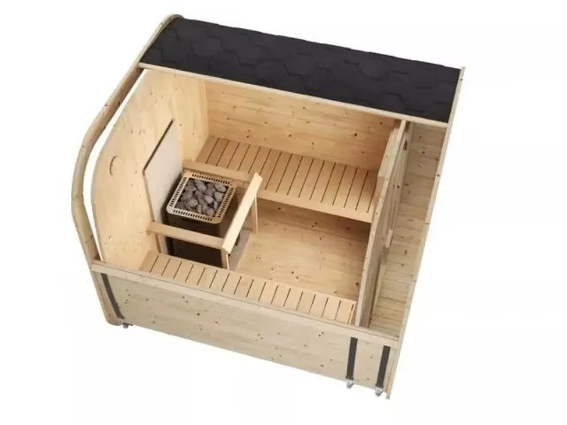 Customized Sauna Room Wooden Tradition-3al 2 Person  Wooden Tradition-3al 2 Person
