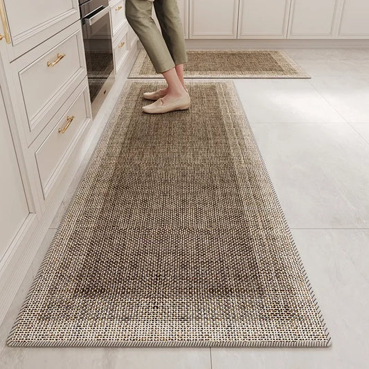 Kitchen Floor Mat TPR Non-slip Bottom Long Rug Dirt-resistant Anti-slip Foot Mats Home Corridor Bedroom Bedside Carpet Ковер 러그
