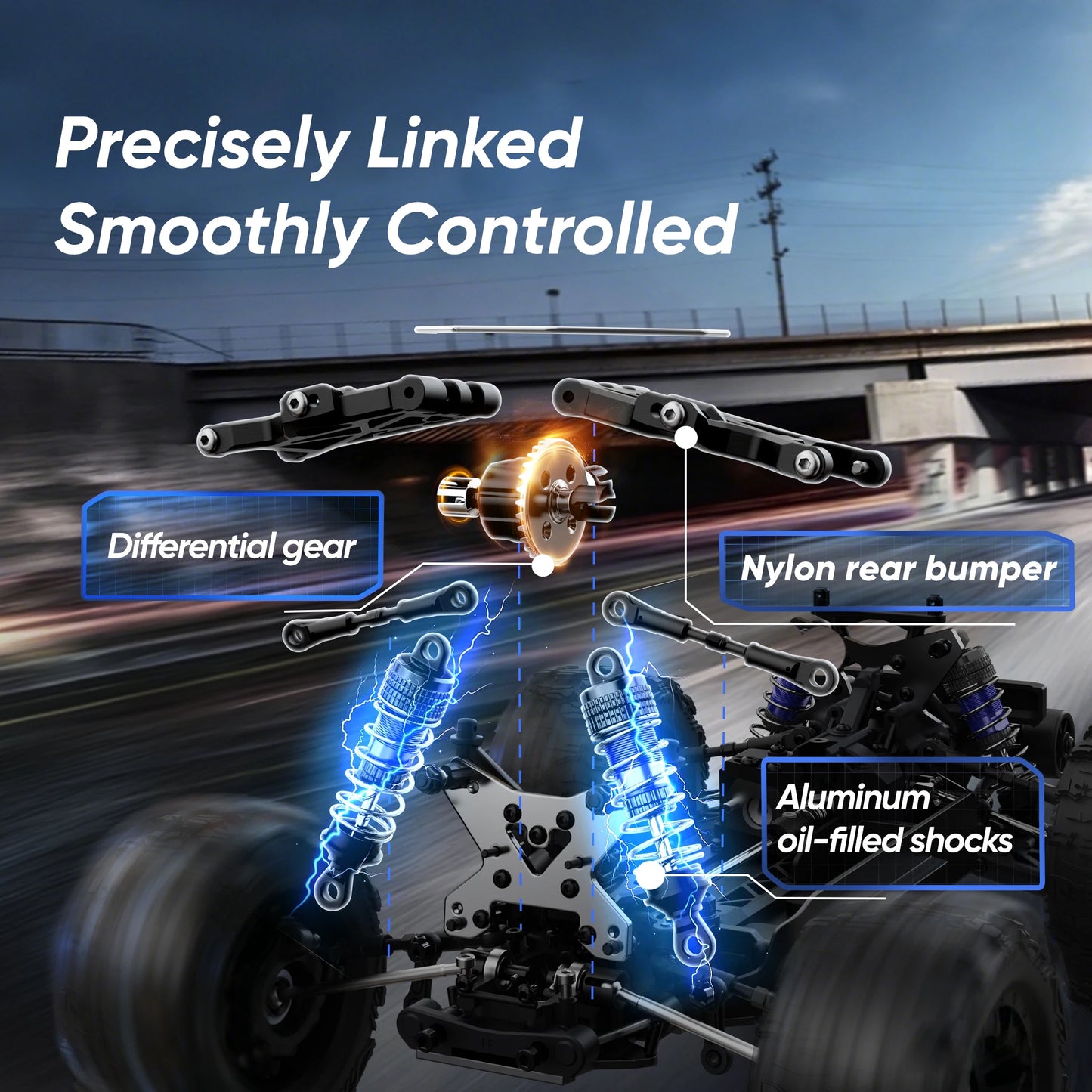 Remote Control Racing Car High Speed Off-road RC Truck