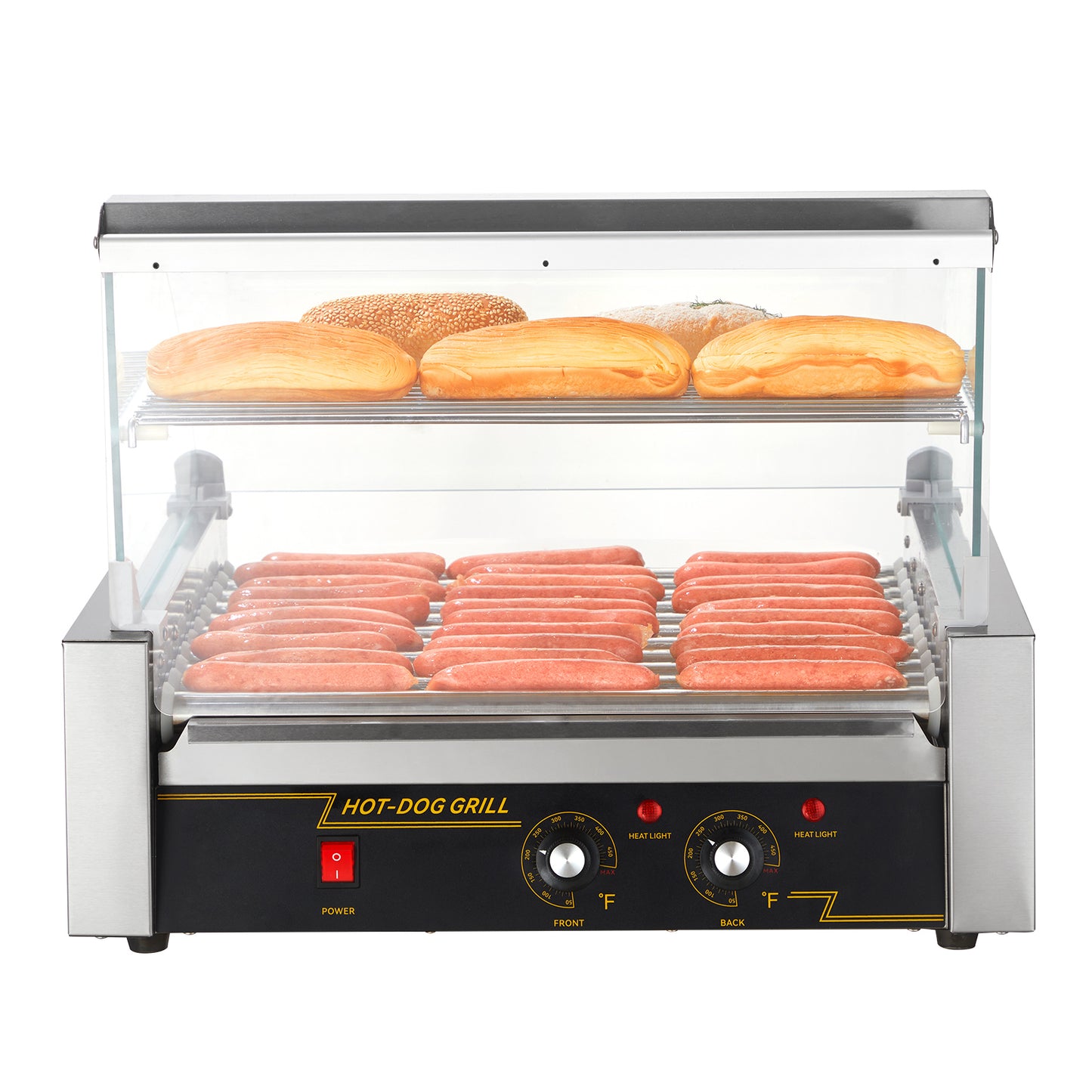 Commercial Hot Dog Roller Electric Sausage Maker Barbecue Grill Machine
