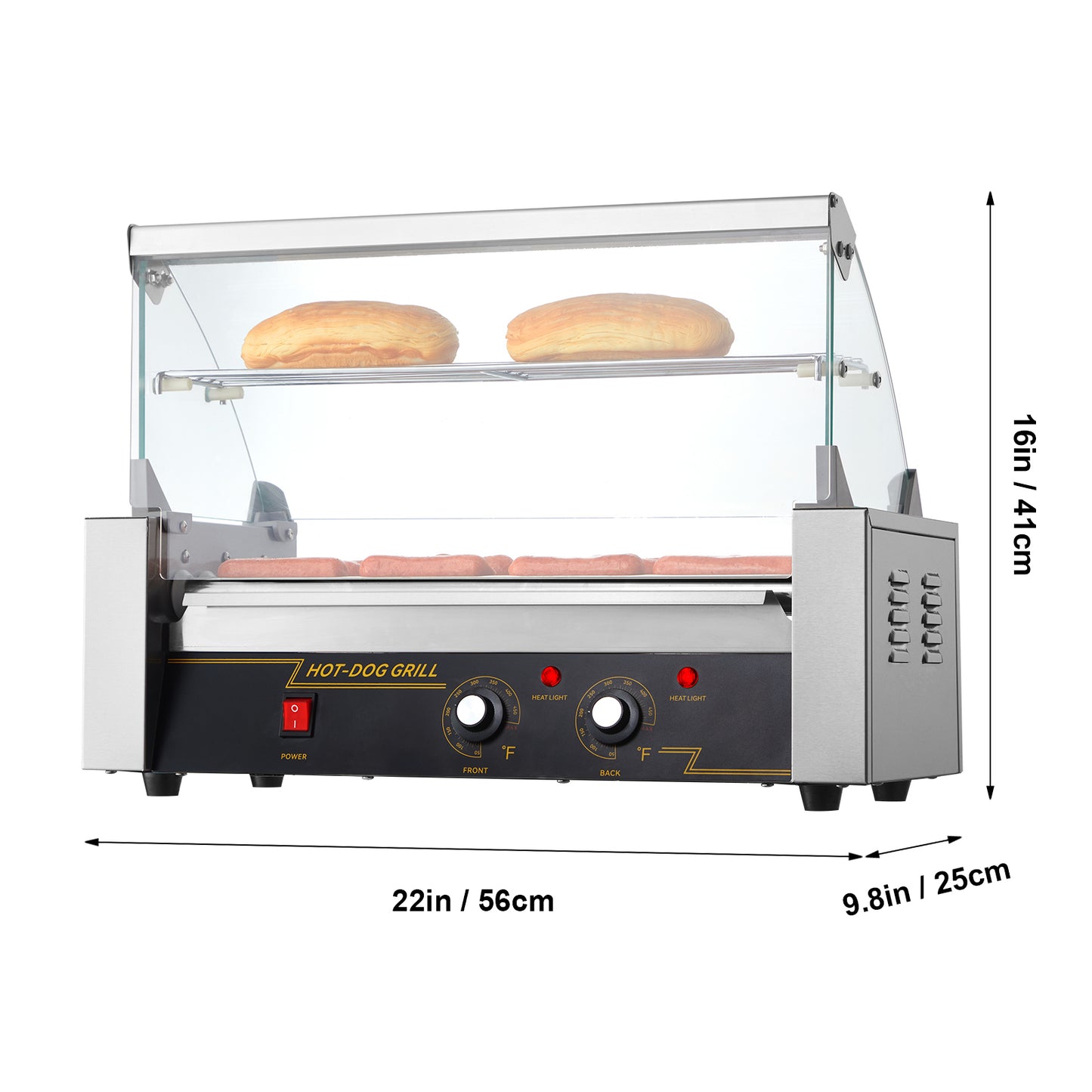 Commercial Hot Dog Roller Electric Sausage Maker Barbecue Grill Machine