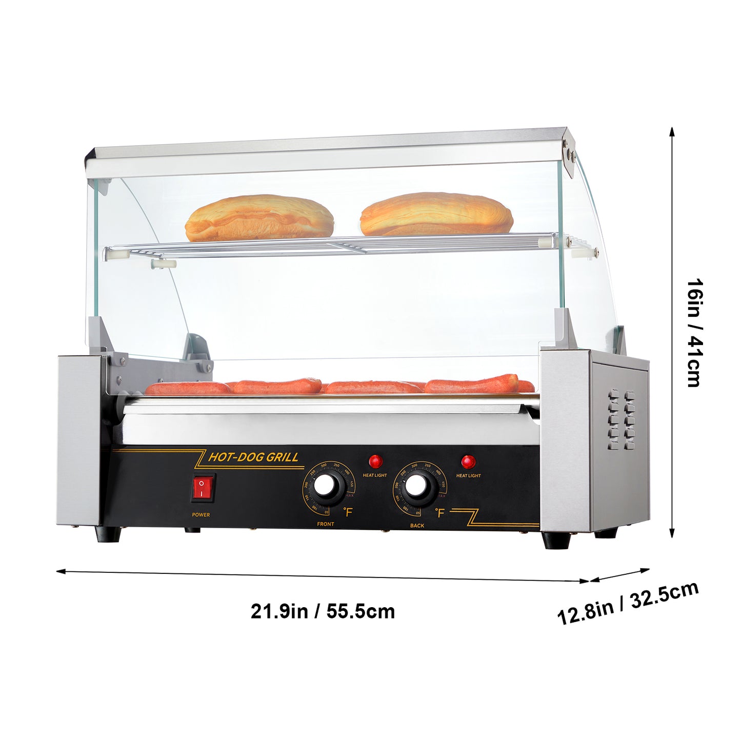 Commercial Hot Dog Roller Electric Sausage Maker Barbecue Grill Machine