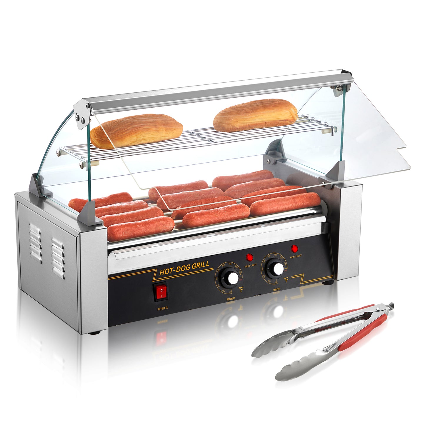 Commercial Hot Dog Roller Electric Sausage Maker Barbecue Grill Machine