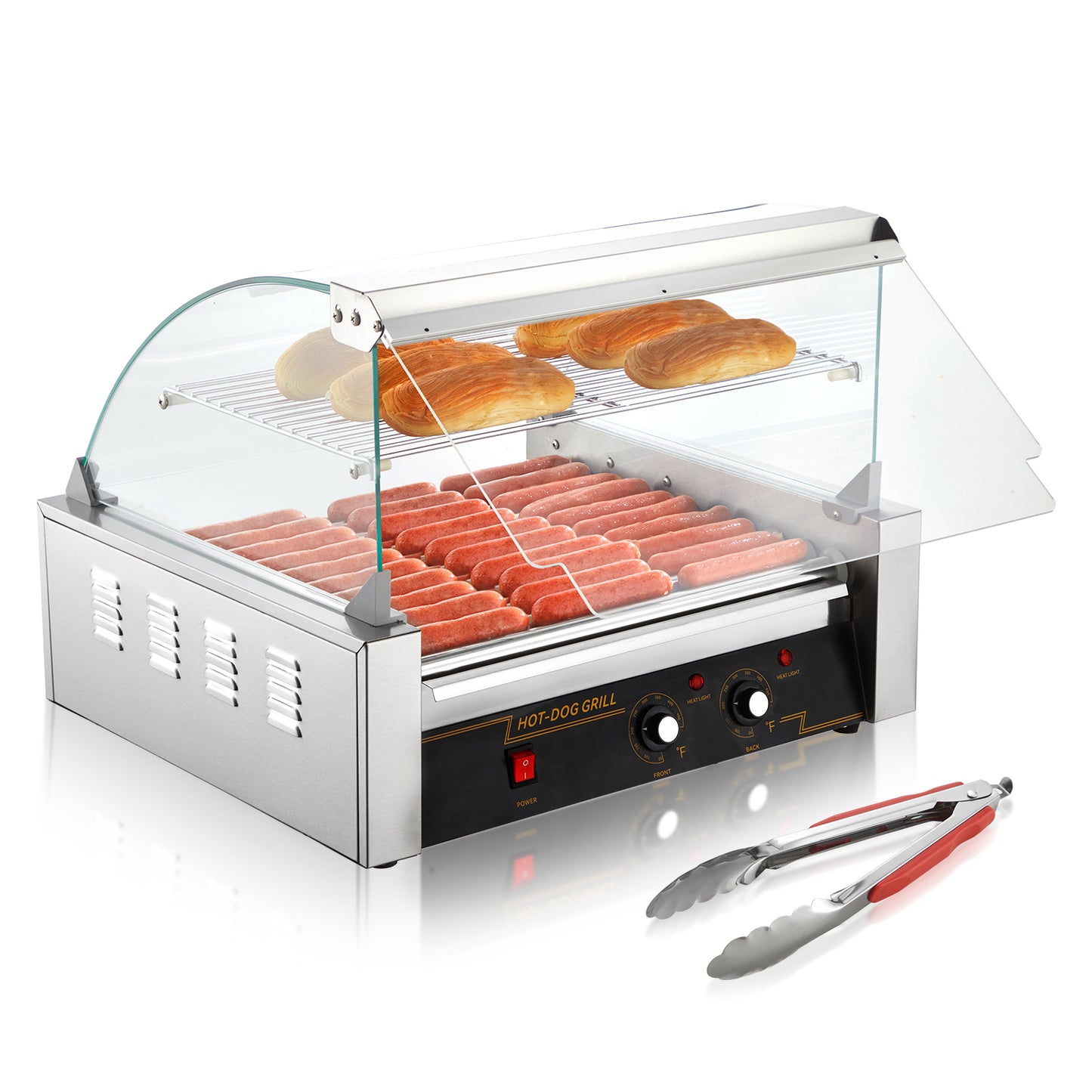 Commercial Hot Dog Roller Electric Sausage Maker Barbecue Grill Machine