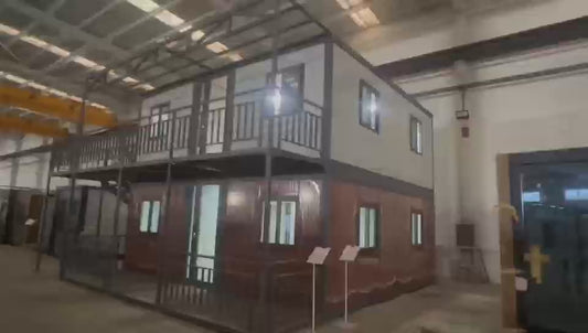 20FT 2-Story Expandable Prefab Container Home | 3BR | Terrace | Move-In Ready