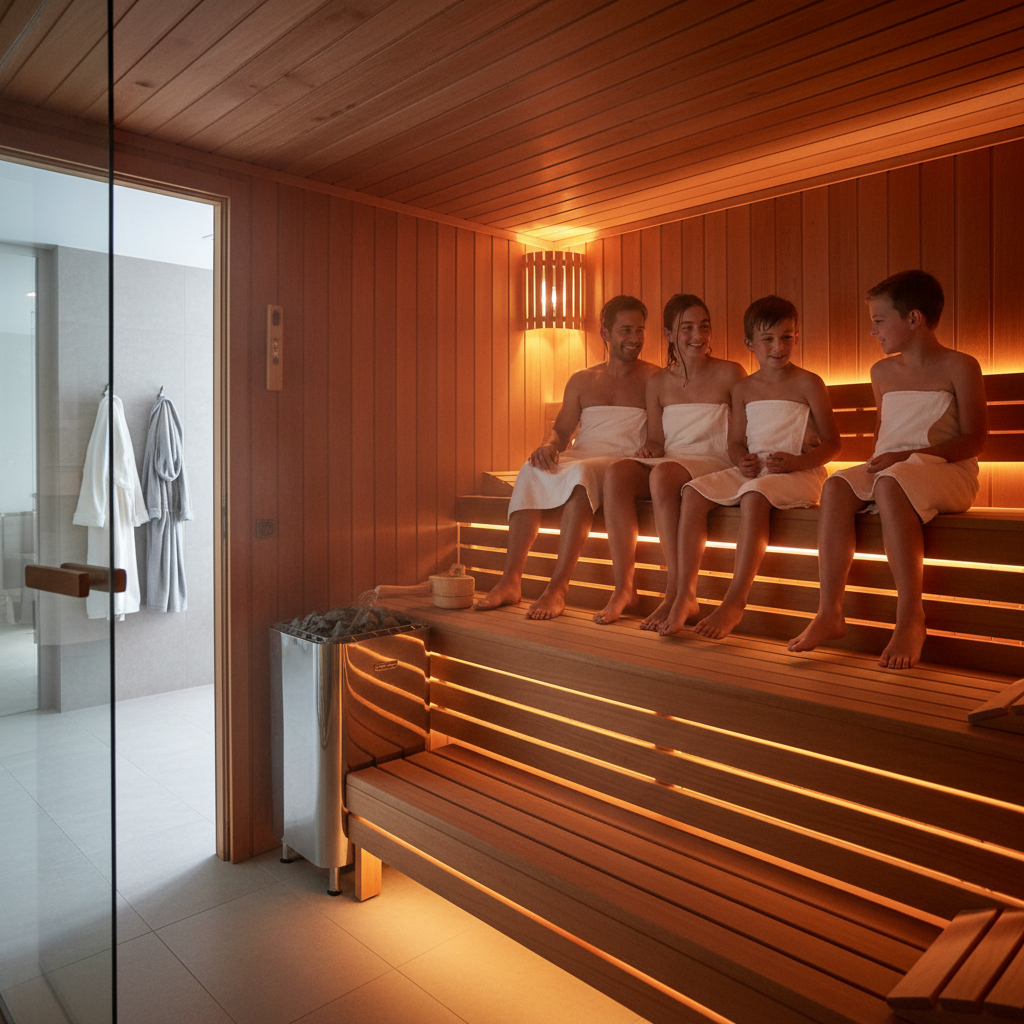 Red Cedar Sauna Family Lifestyle