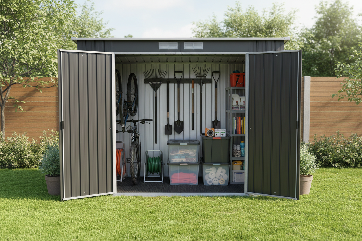 Shed Doors Open Interior